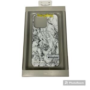 Heyday Black‎ White Marble Bumper Phone Case iPhone 13 Pro with MagSafe NIB
